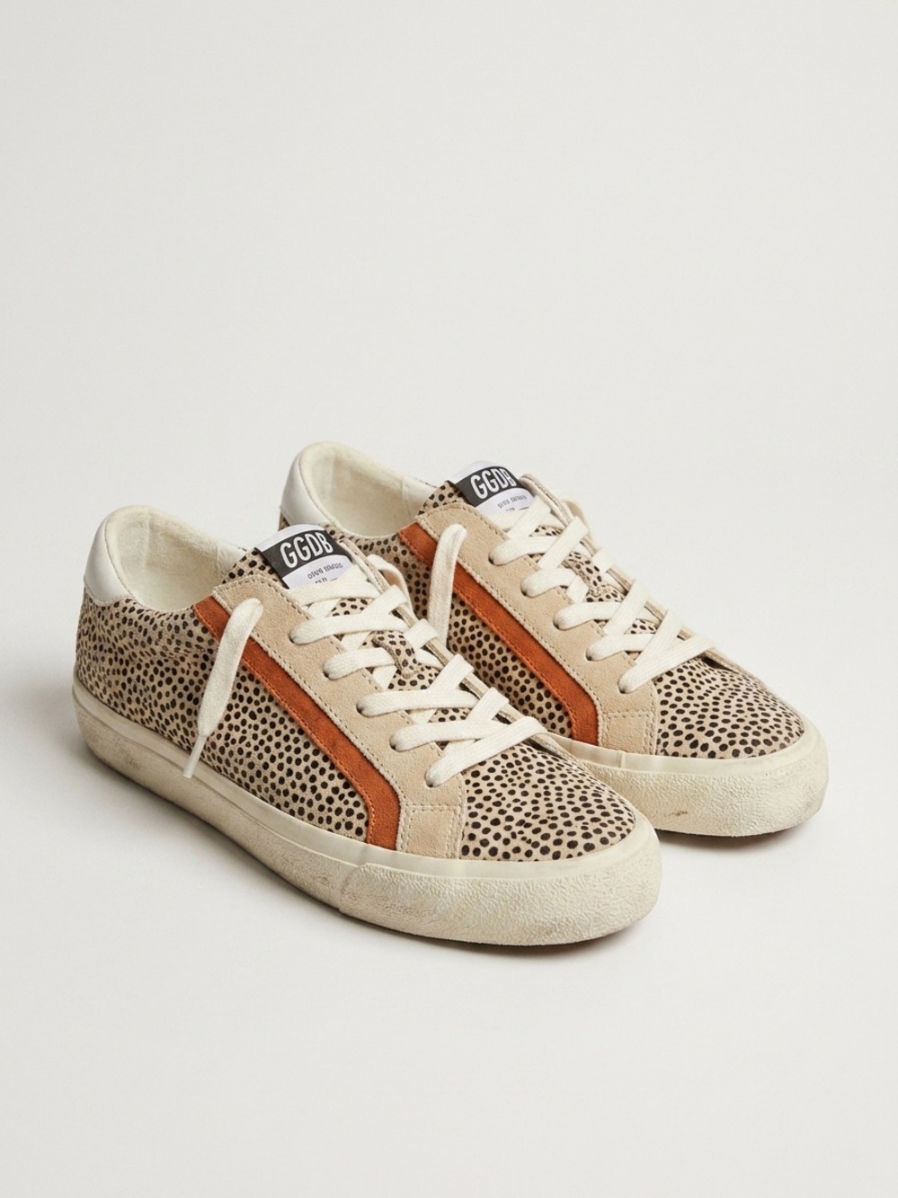 Madewell Leopard Print Low-Top‎ Sneakers with Tan Chevron Accent